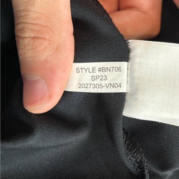 J.Crew factory Black Racerback workout fitness stretchy Active Dress size large - Picture 12 of 16